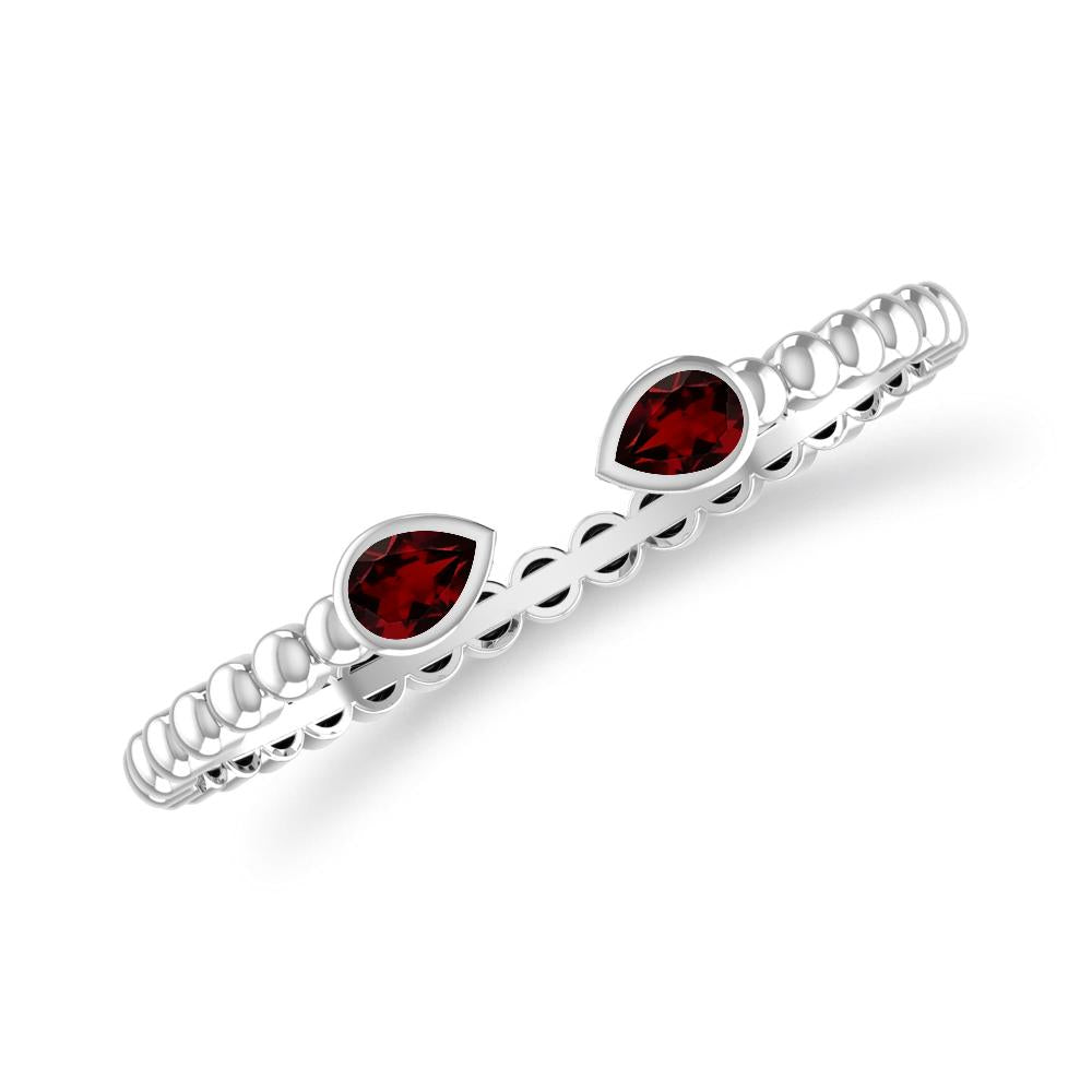 White Gold - Garnet