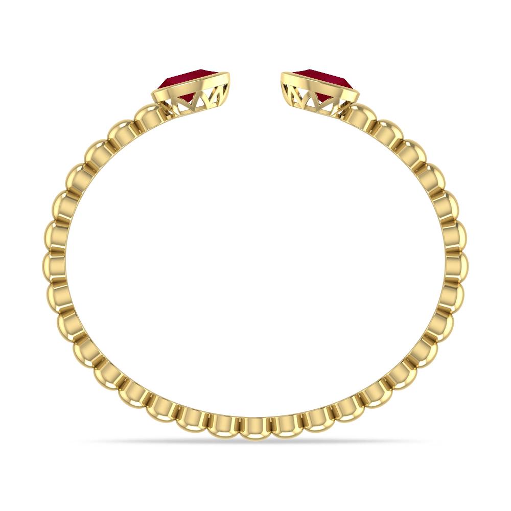 Yellow Gold - Garnet