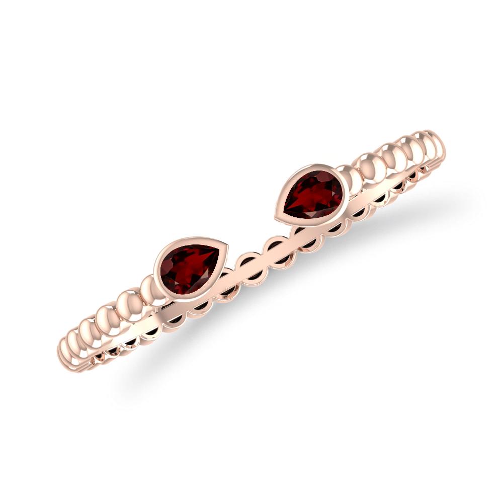 Rose Gold - Garnet