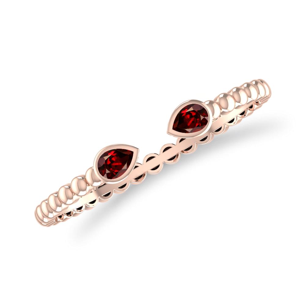 Rose Gold - Garnet