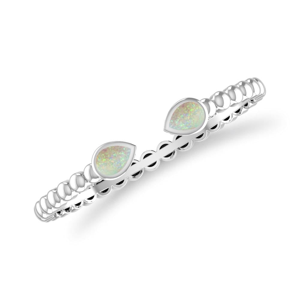 White Gold - Opal