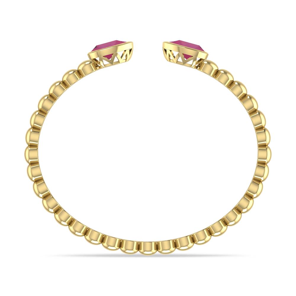 Yellow Gold - Pink Tourmaline