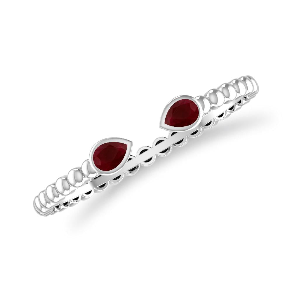 White Gold - Ruby