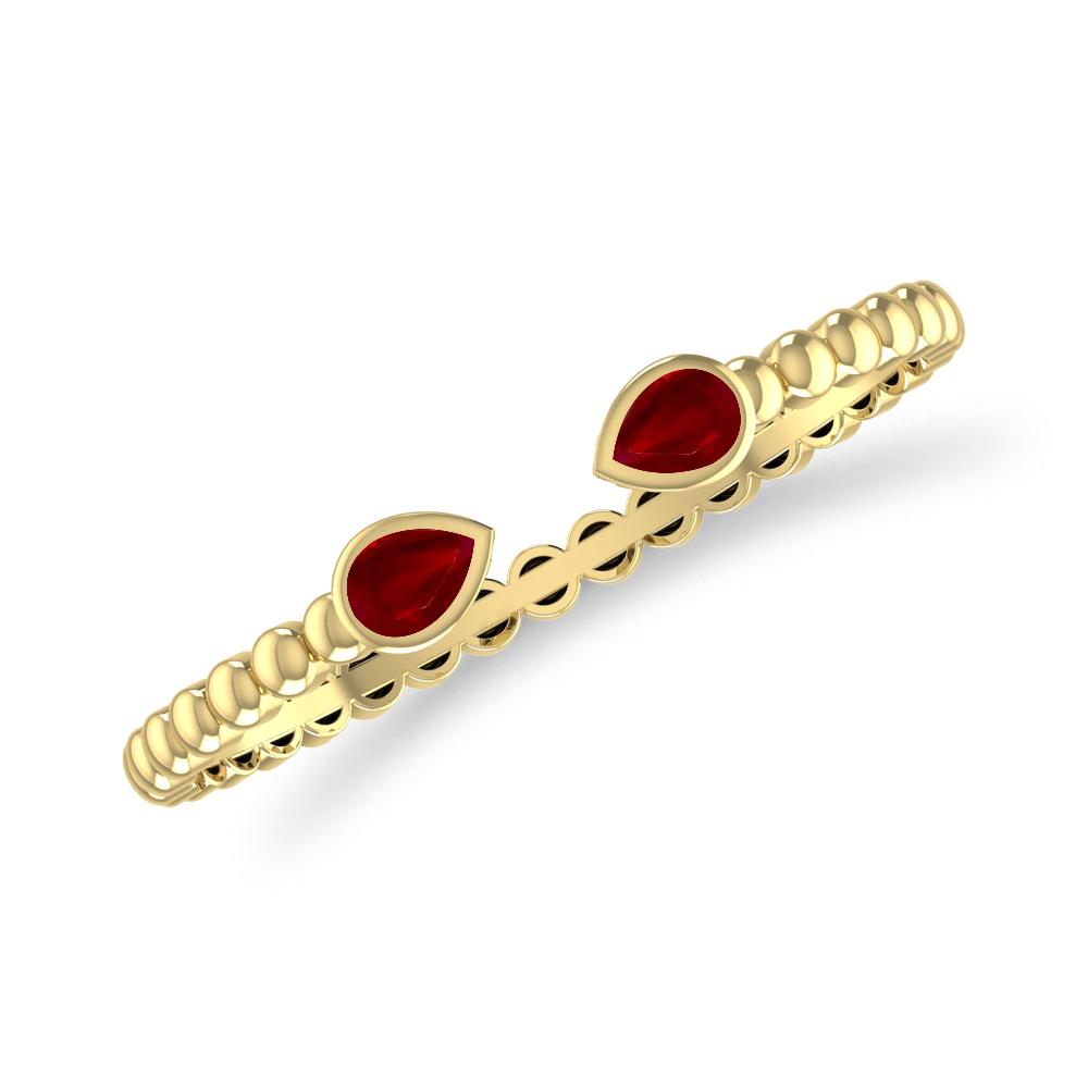 Yellow Gold - Ruby