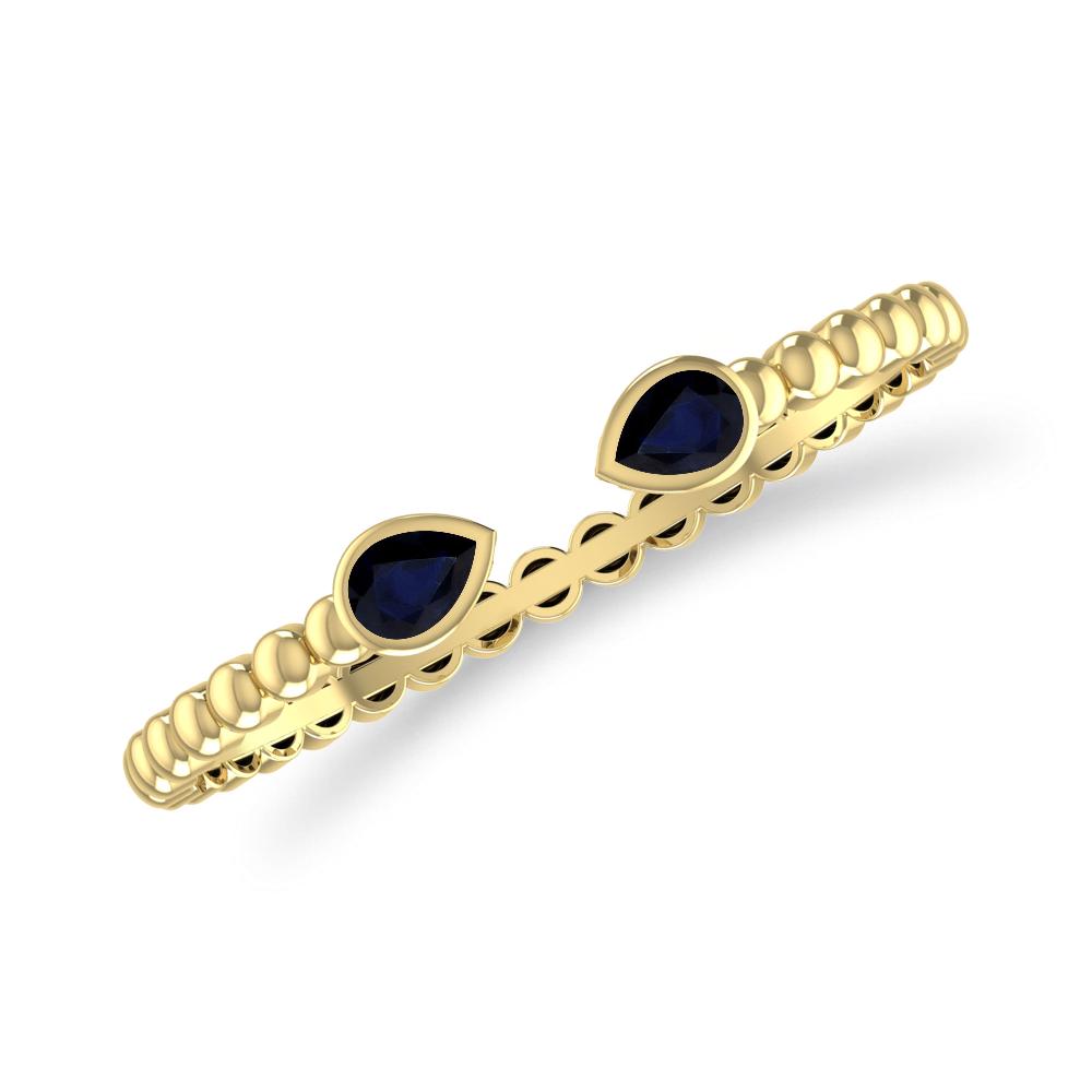 Yellow Gold - Sapphire
