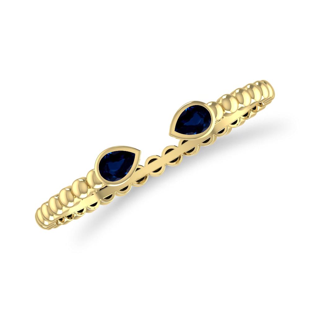 Yellow Gold - Sapphire