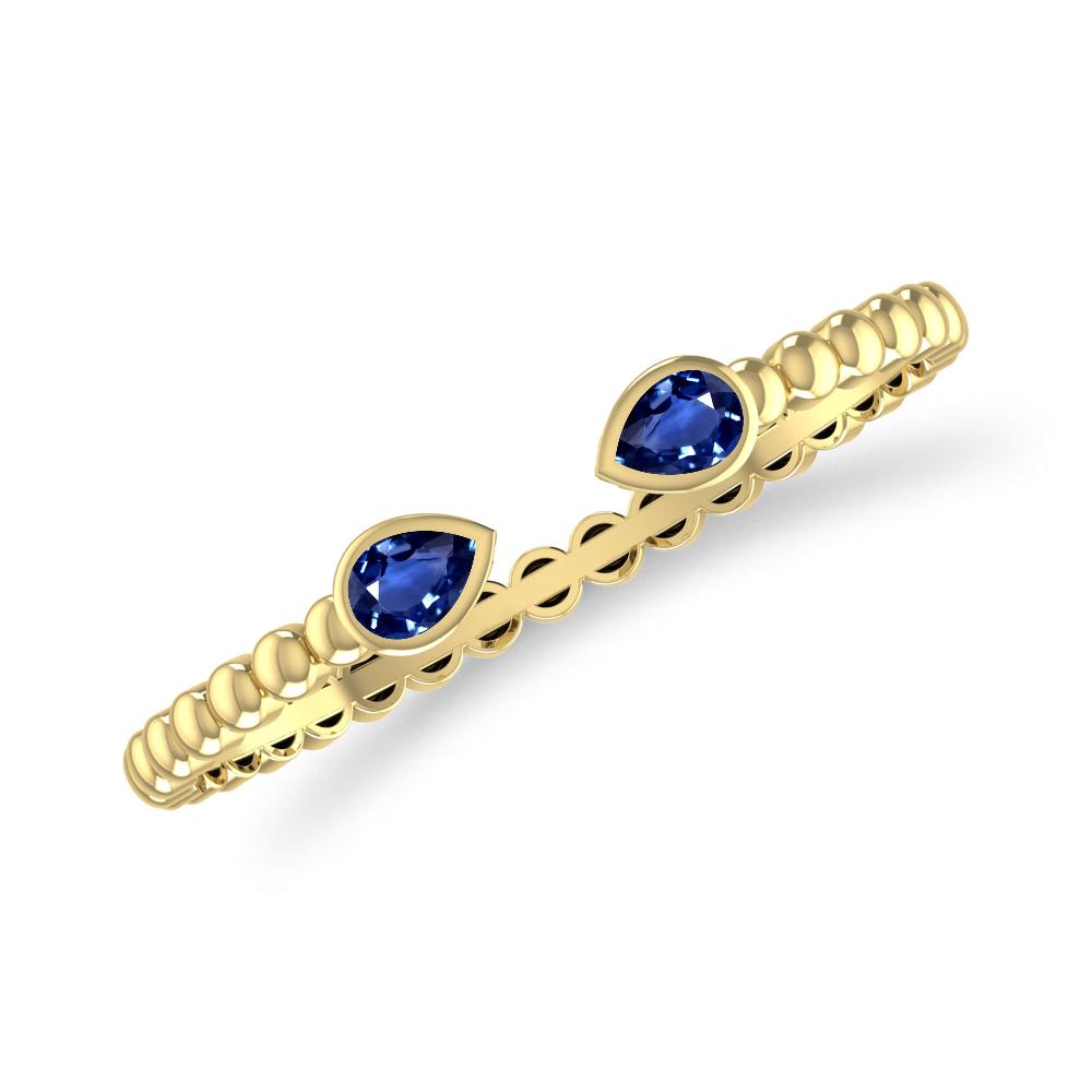 Yellow Gold - Sapphire
