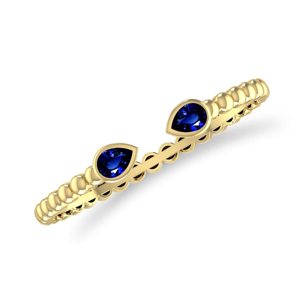 Yellow Gold - Sapphire