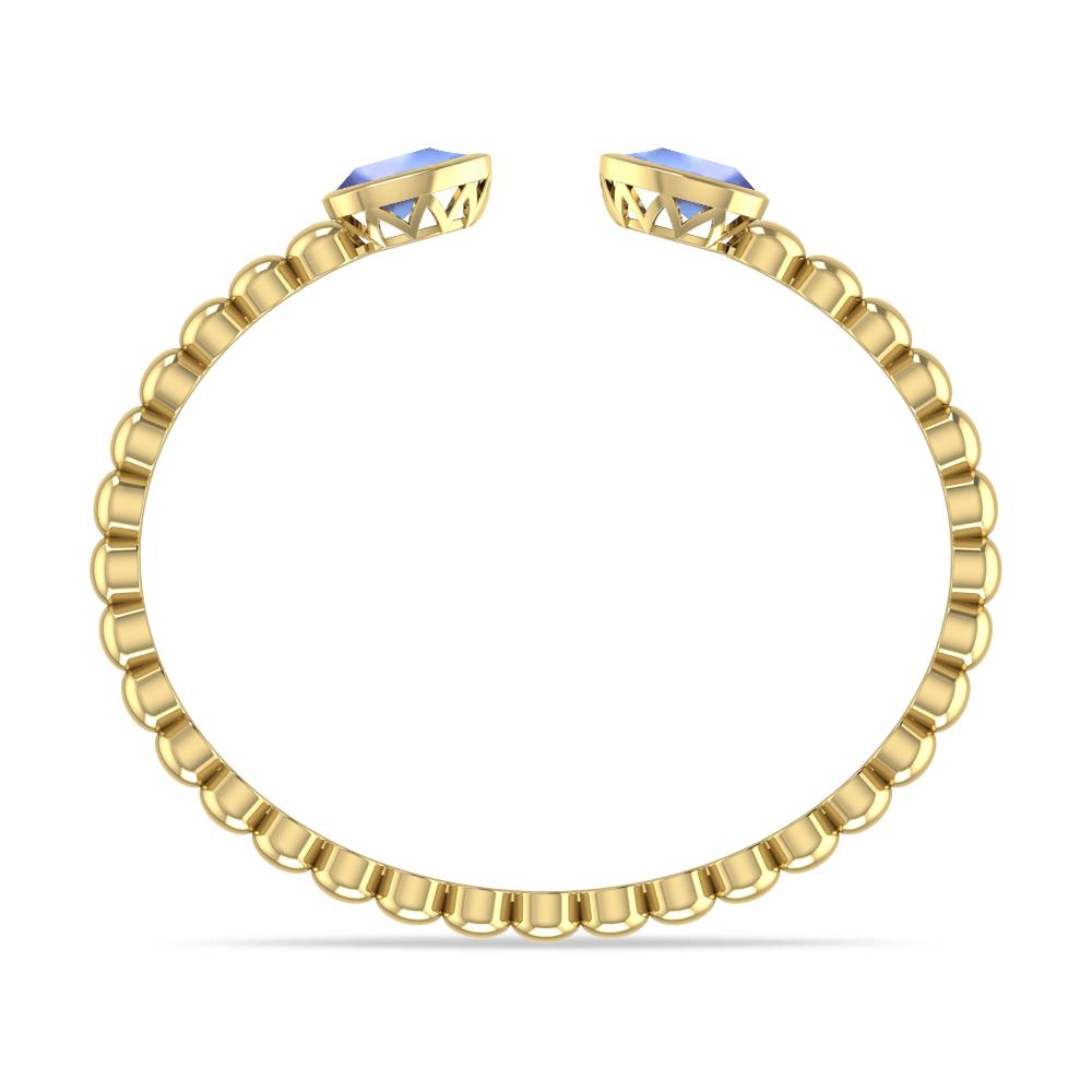 Yellow Gold - Tanzanite