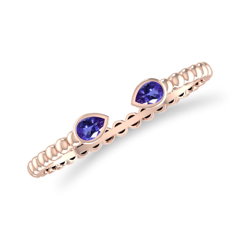 Rose Gold - Tanzanite