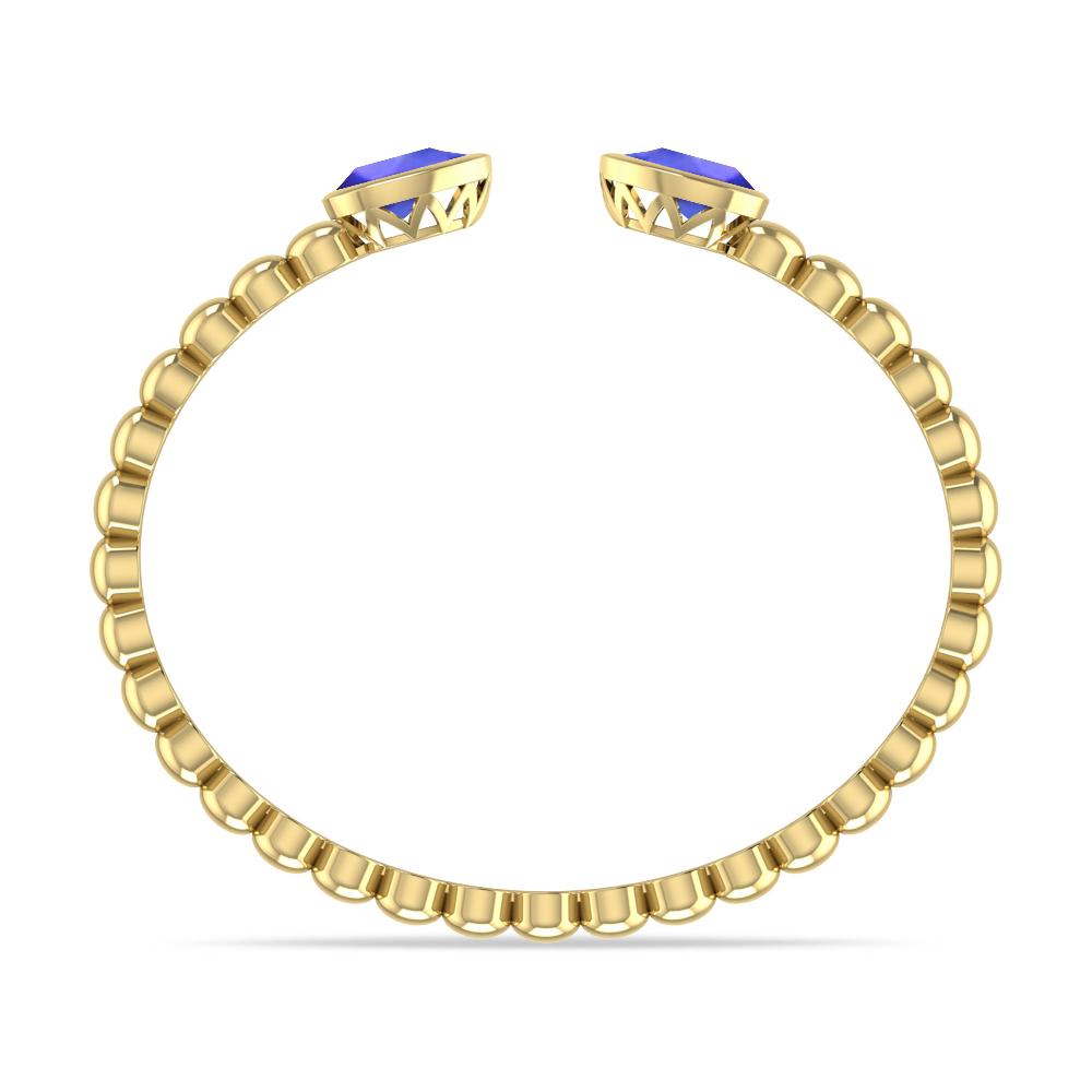 Yellow Gold - Tanzanite
