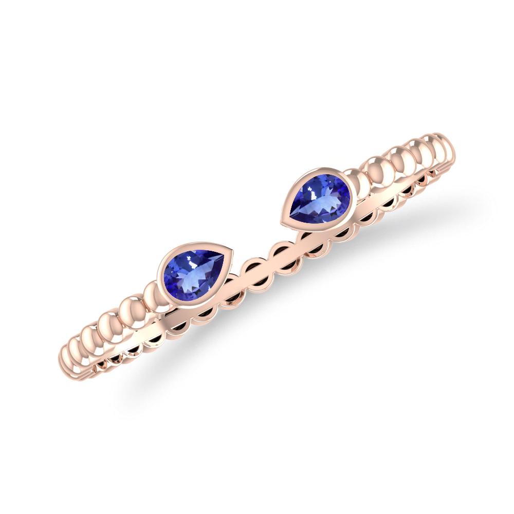 Rose Gold - Tanzanite