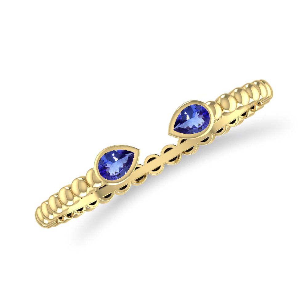 Yellow Gold - Tanzanite