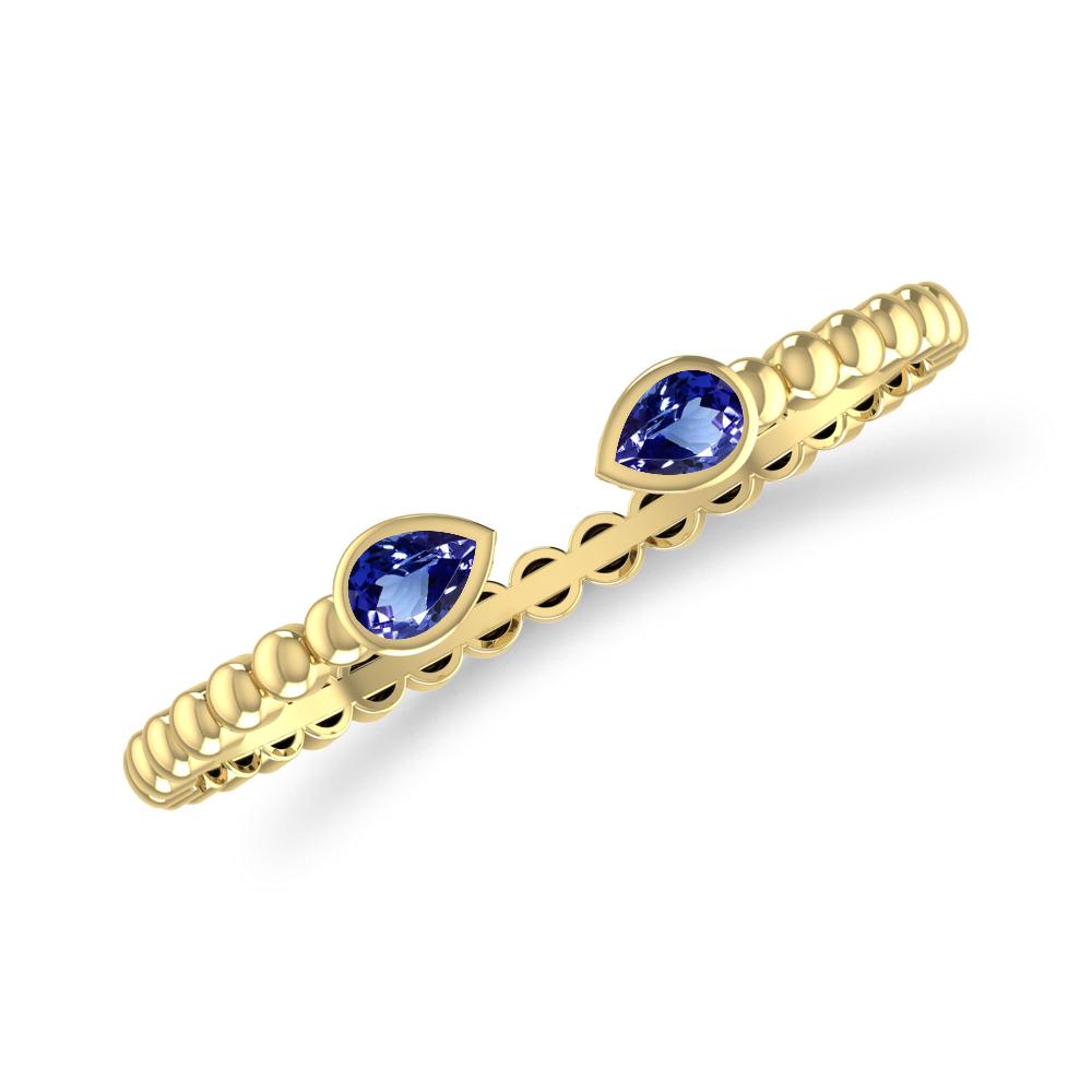 Yellow Gold - Tanzanite