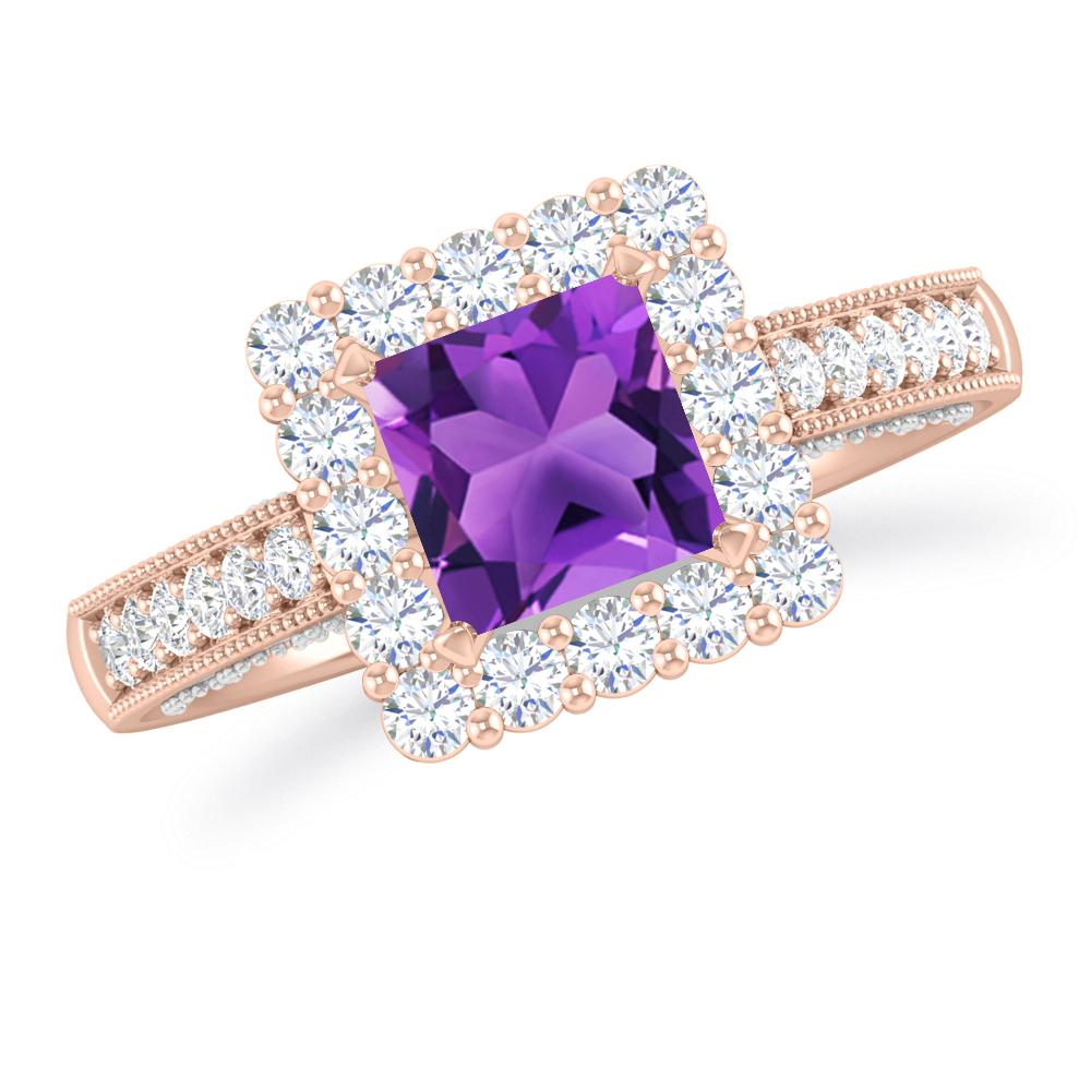 Rose Gold - Amethyst