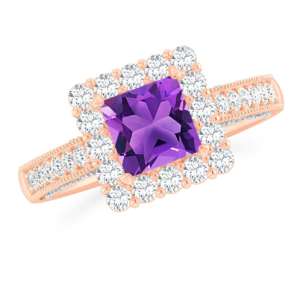 Rose Gold - Amethyst