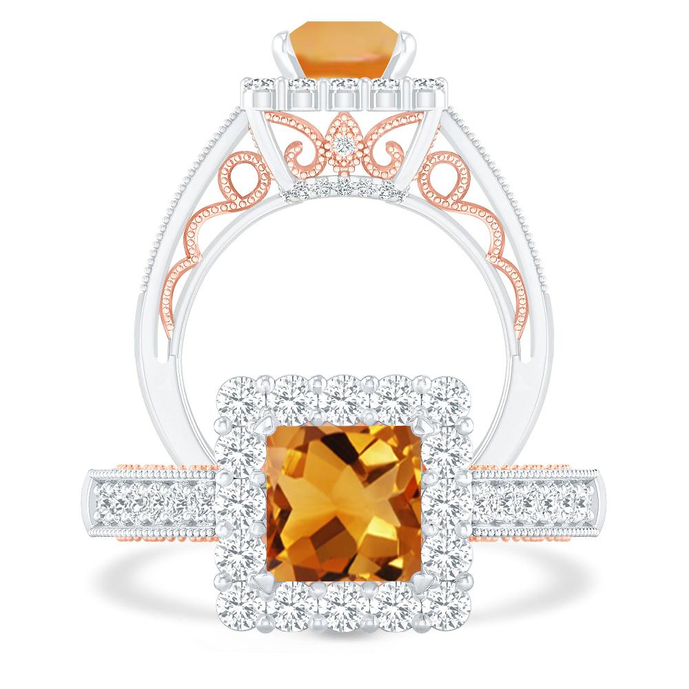 White Gold - Citrine