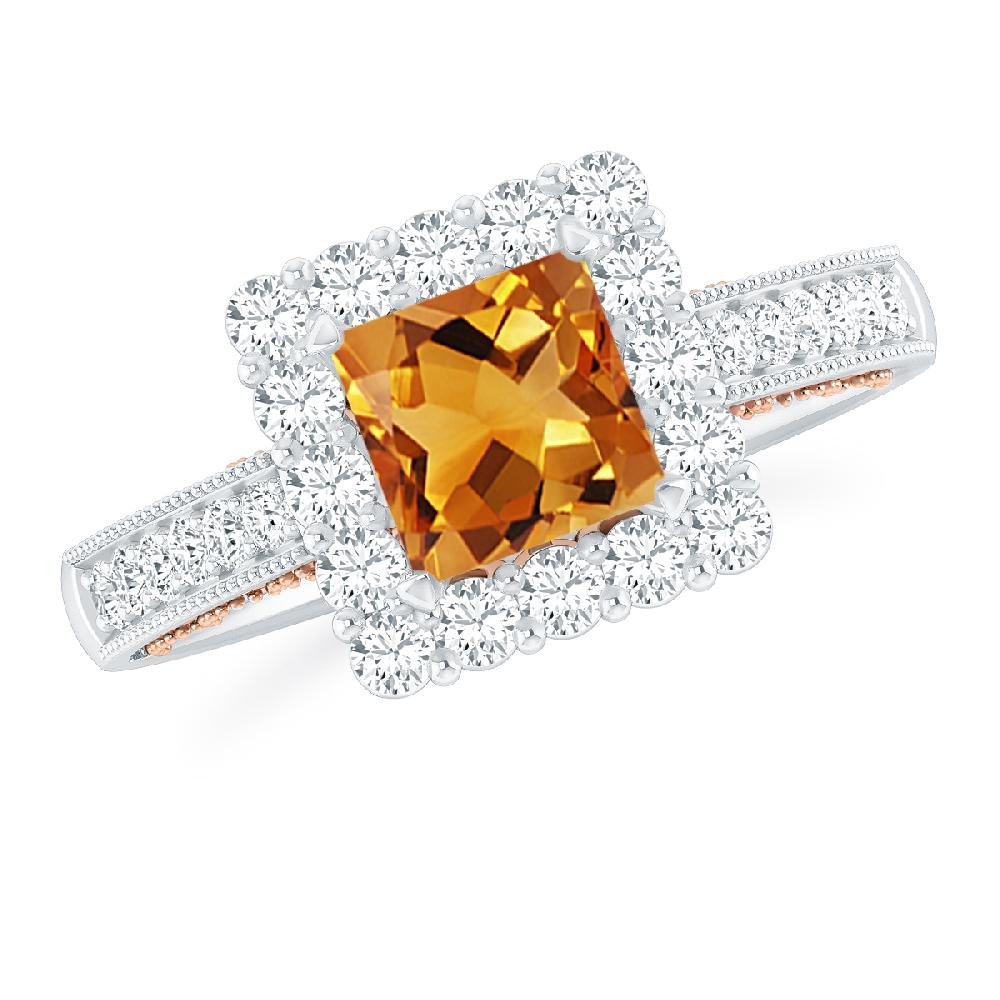 White Gold - Citrine