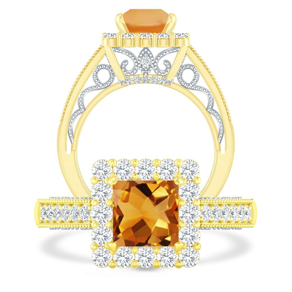 Yellow Gold - Citrine