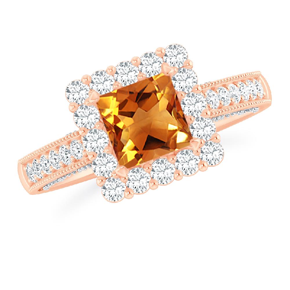 Rose Gold - Citrine