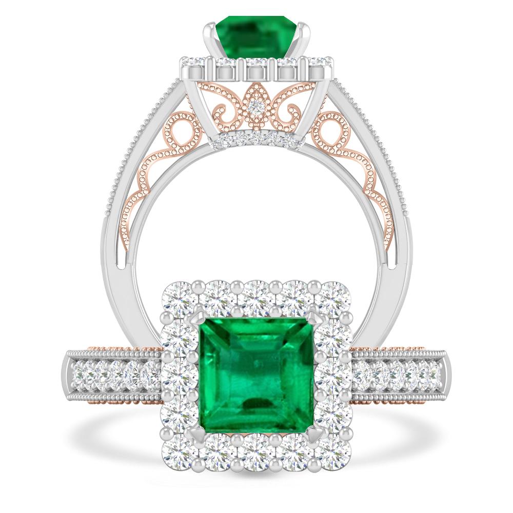 White Gold - Emerald