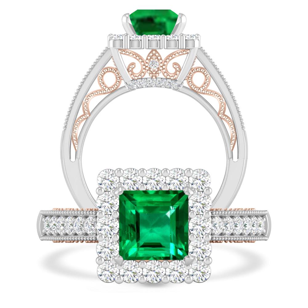 White Gold - Emerald