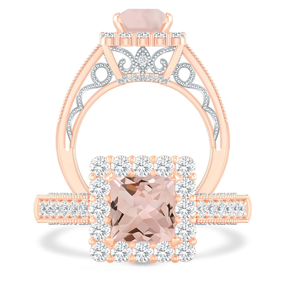 Rose Gold - Morganite