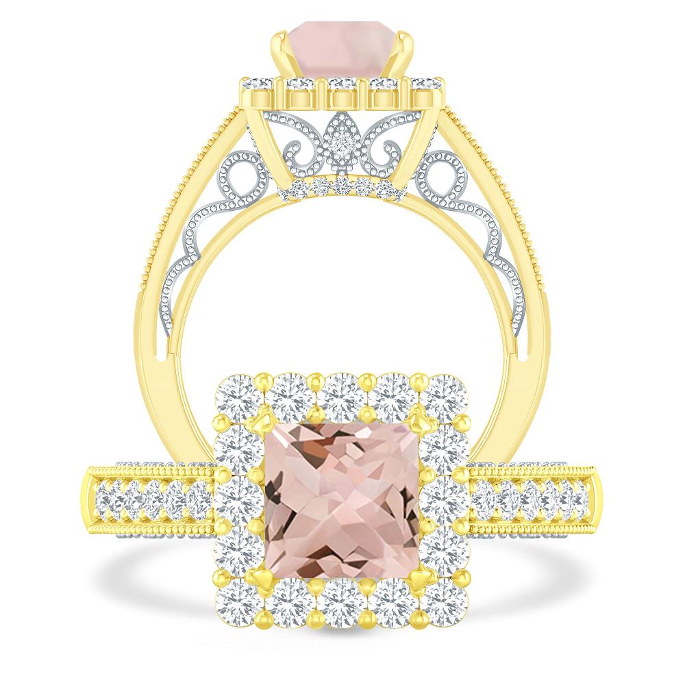 Yellow Gold - Morganite