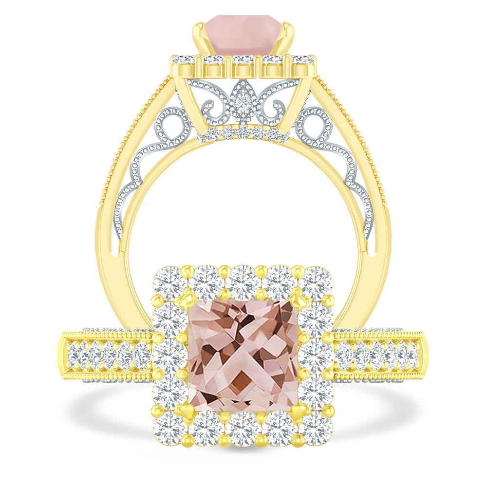 Yellow Gold - Morganite