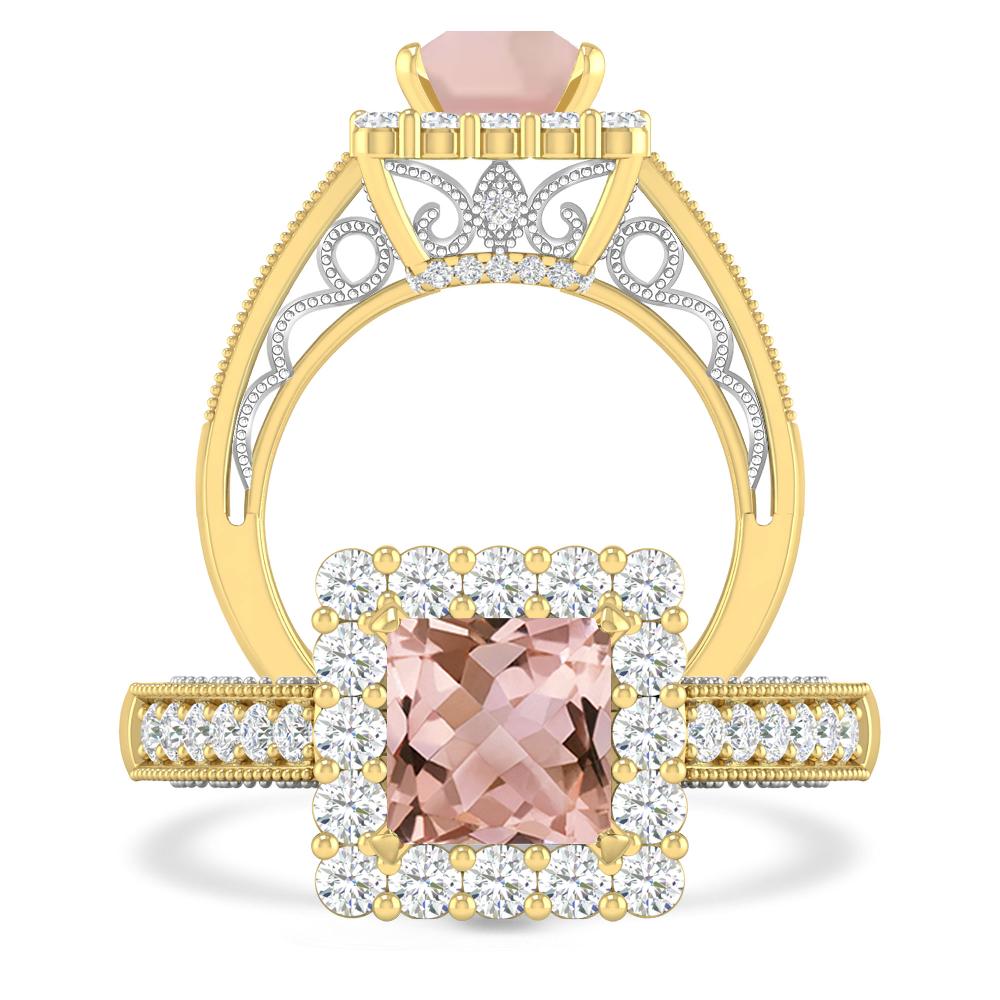 Yellow Gold - Morganite