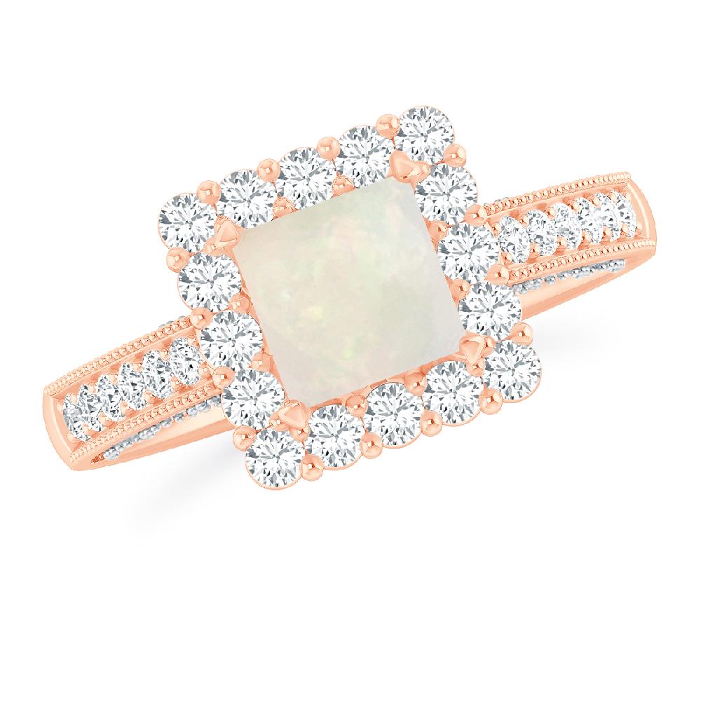 Rose Gold - Opal