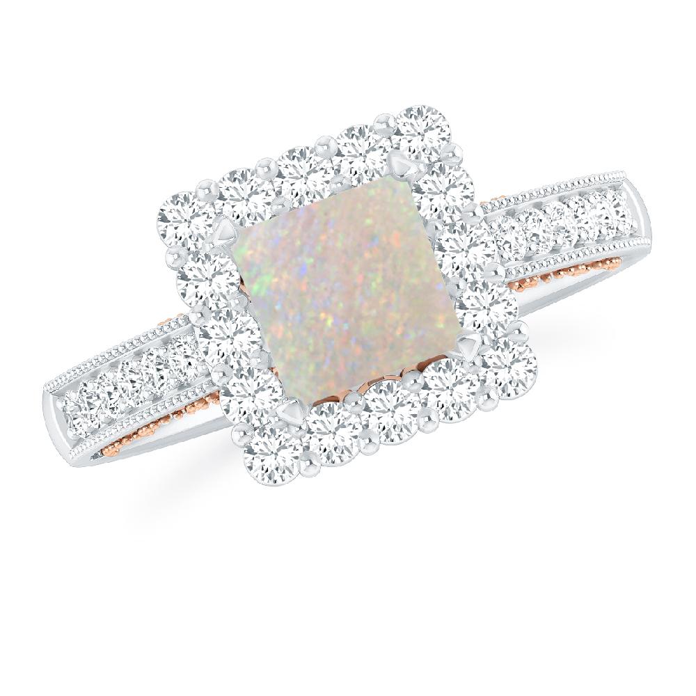 White Gold - Opal