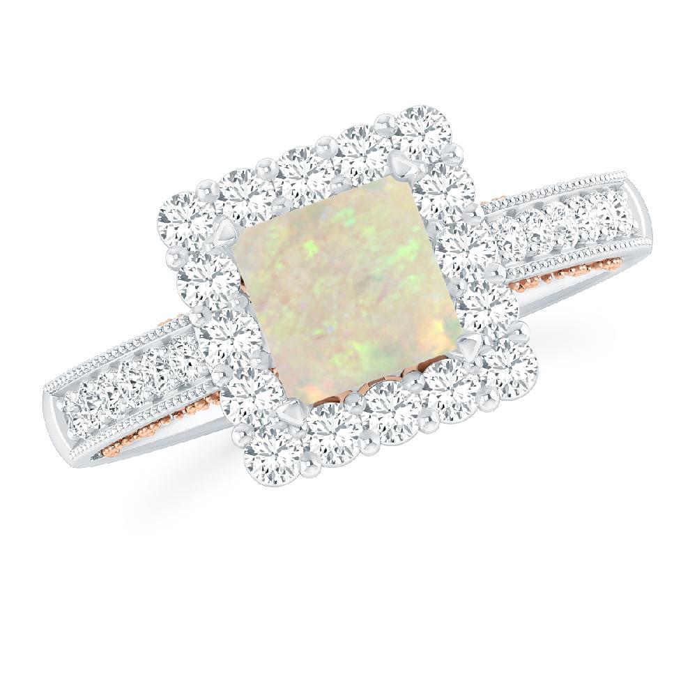 White Gold - Opal