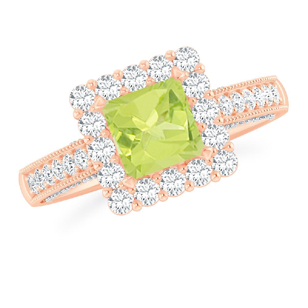 Rose Gold - Peridot