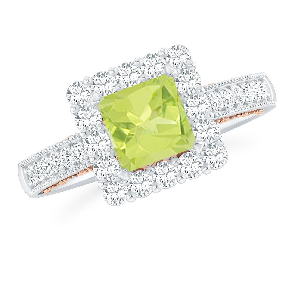 White Gold - Peridot