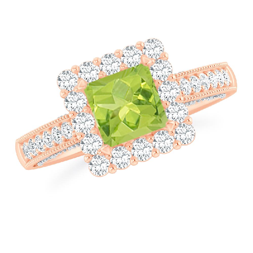 Rose Gold - Peridot