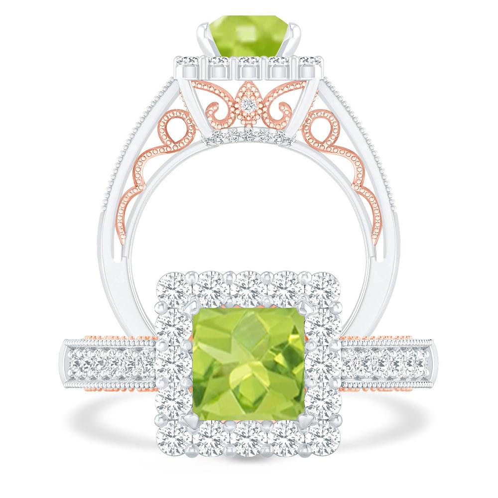 White Gold - Peridot