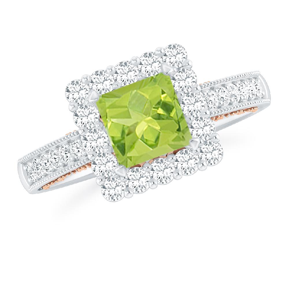 White Gold - Peridot