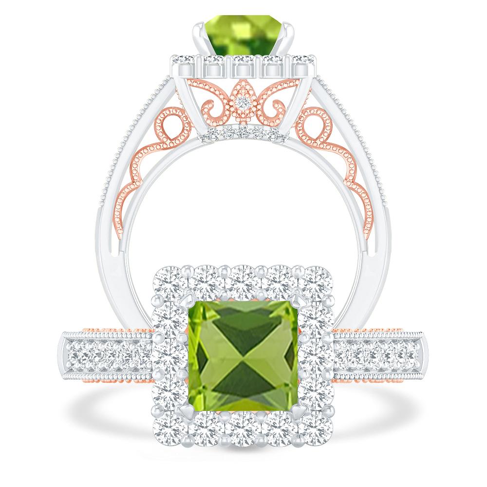 White Gold - Peridot