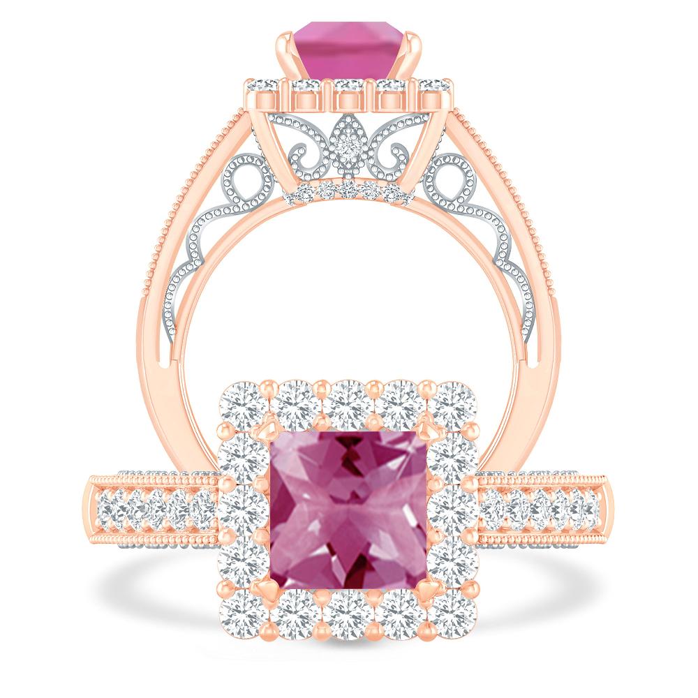 Rose Gold - Pink Tourmaline