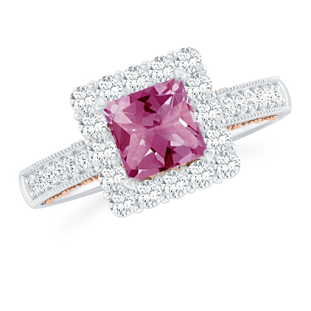 White Gold - Pink Tourmaline