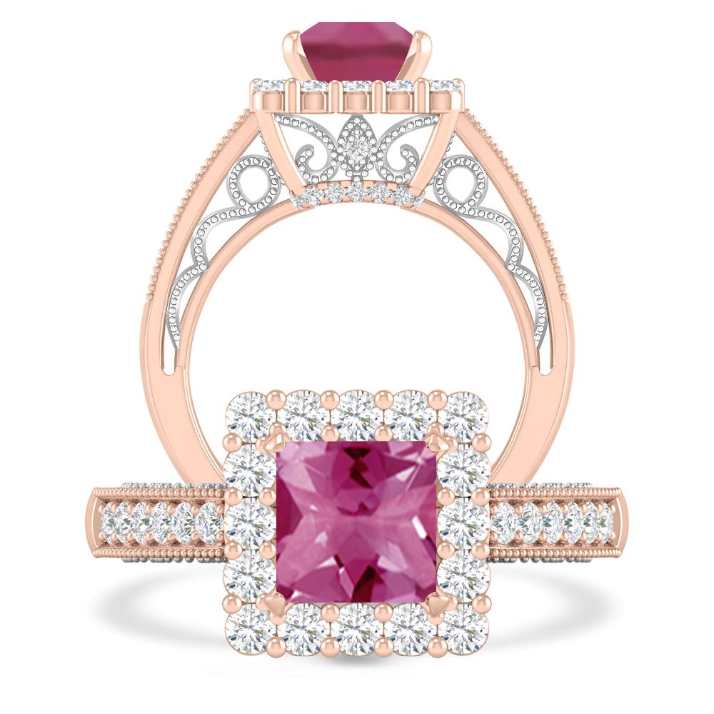 Rose Gold - Pink Tourmaline