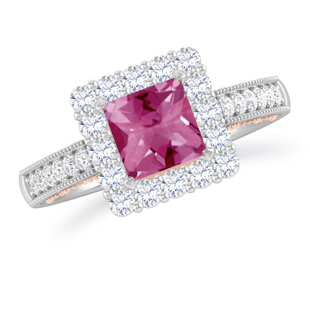 White Gold - Pink Tourmaline