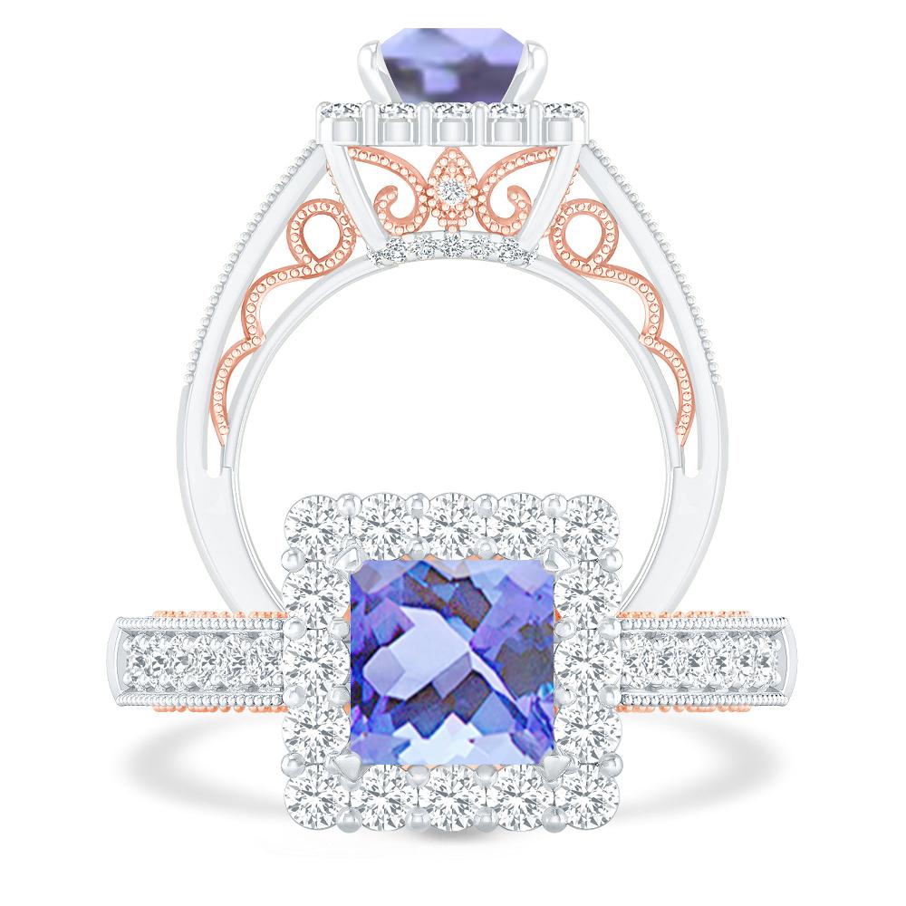 White Gold - Tanzanite