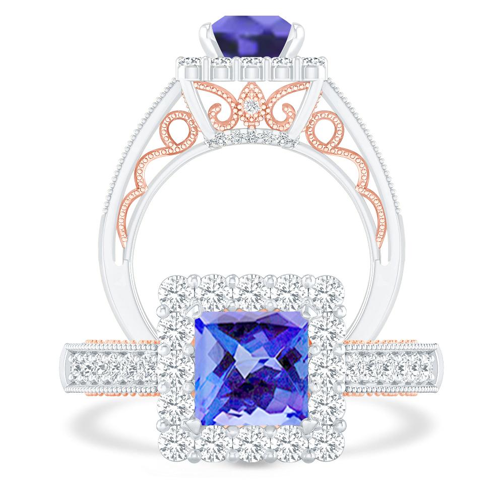 White Gold - Tanzanite