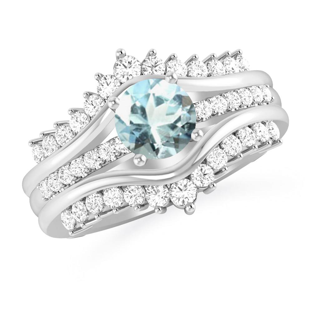 White Gold - Aquamarine