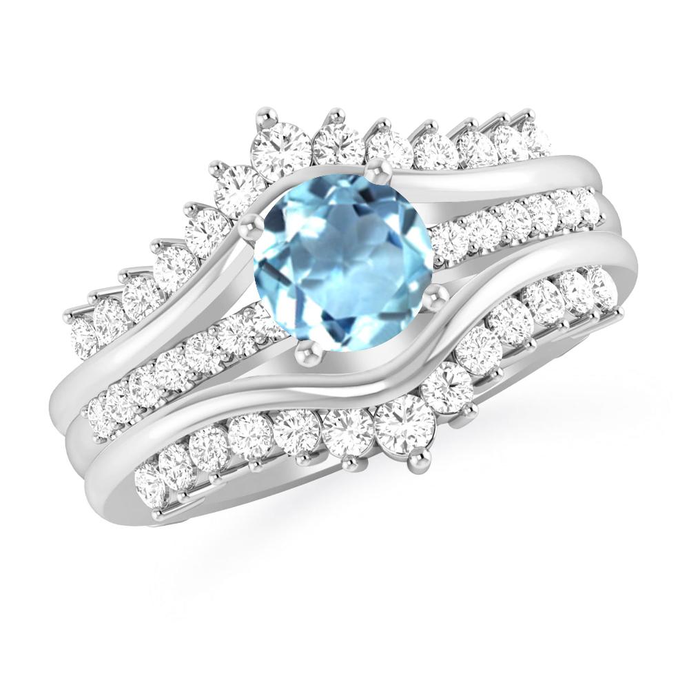 White Gold - Aquamarine