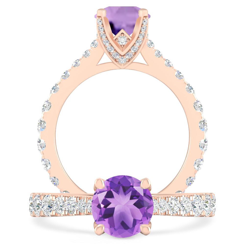 Rose Gold - Amethyst