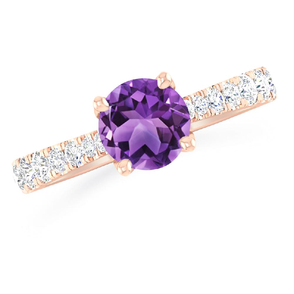 Rose Gold - Amethyst