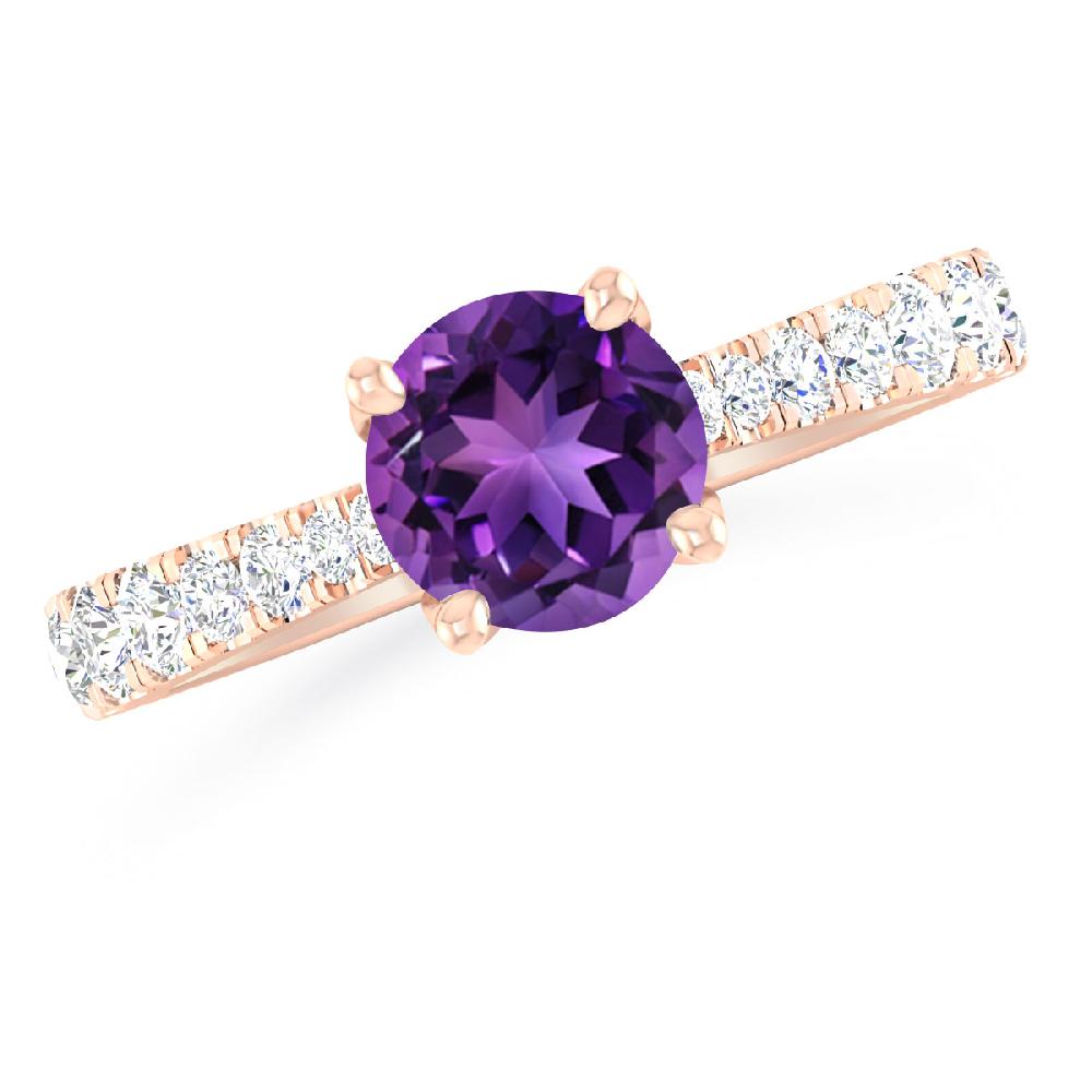 Rose Gold - Amethyst